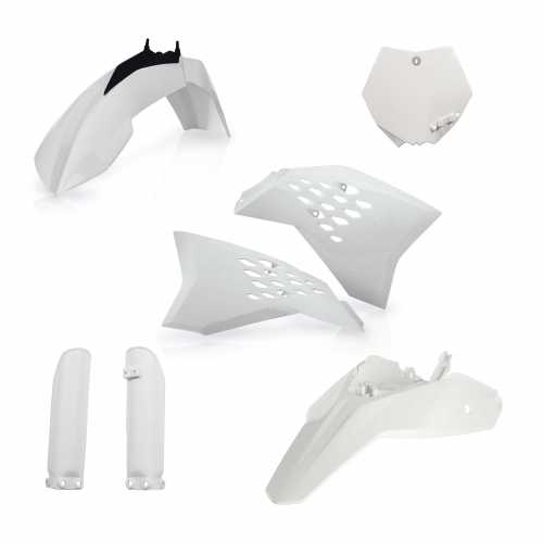 KIT PLÁSTICOS COMPLETO ACERBIS KTM SX 65 2009 - 2011 BRANCO
